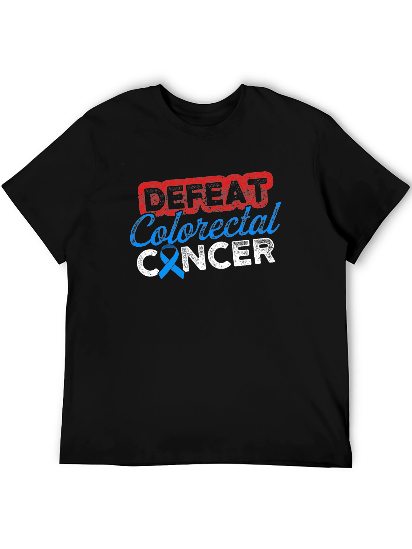 Defeat Colorectal Cancer Awareness T-Shirt