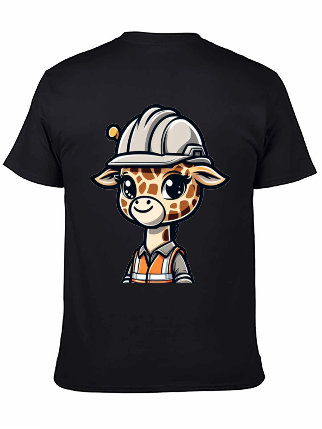 Cute Giraffe Construction Worker T-Shirt