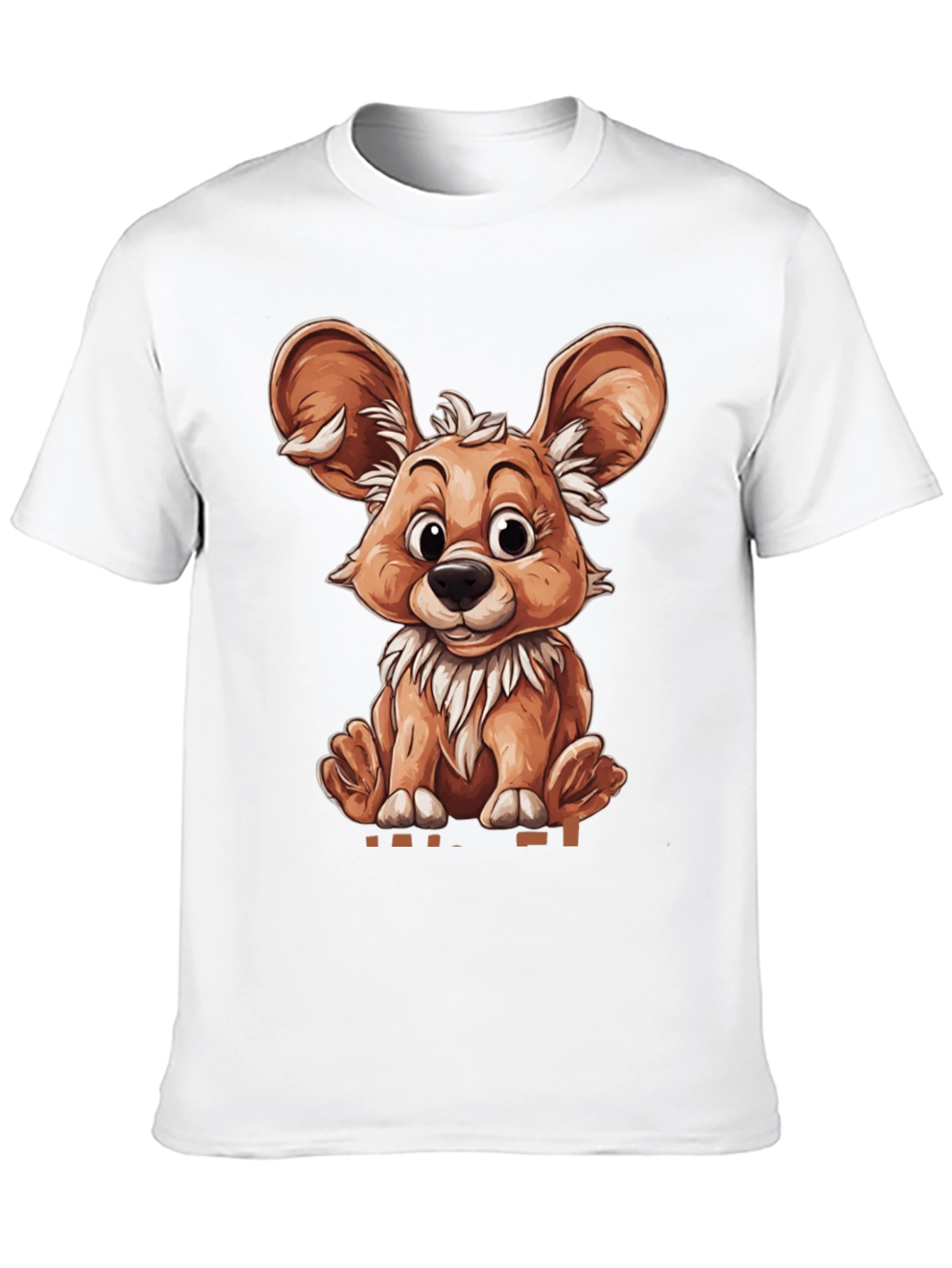 Cartoon Animal Graphic T-Shirt