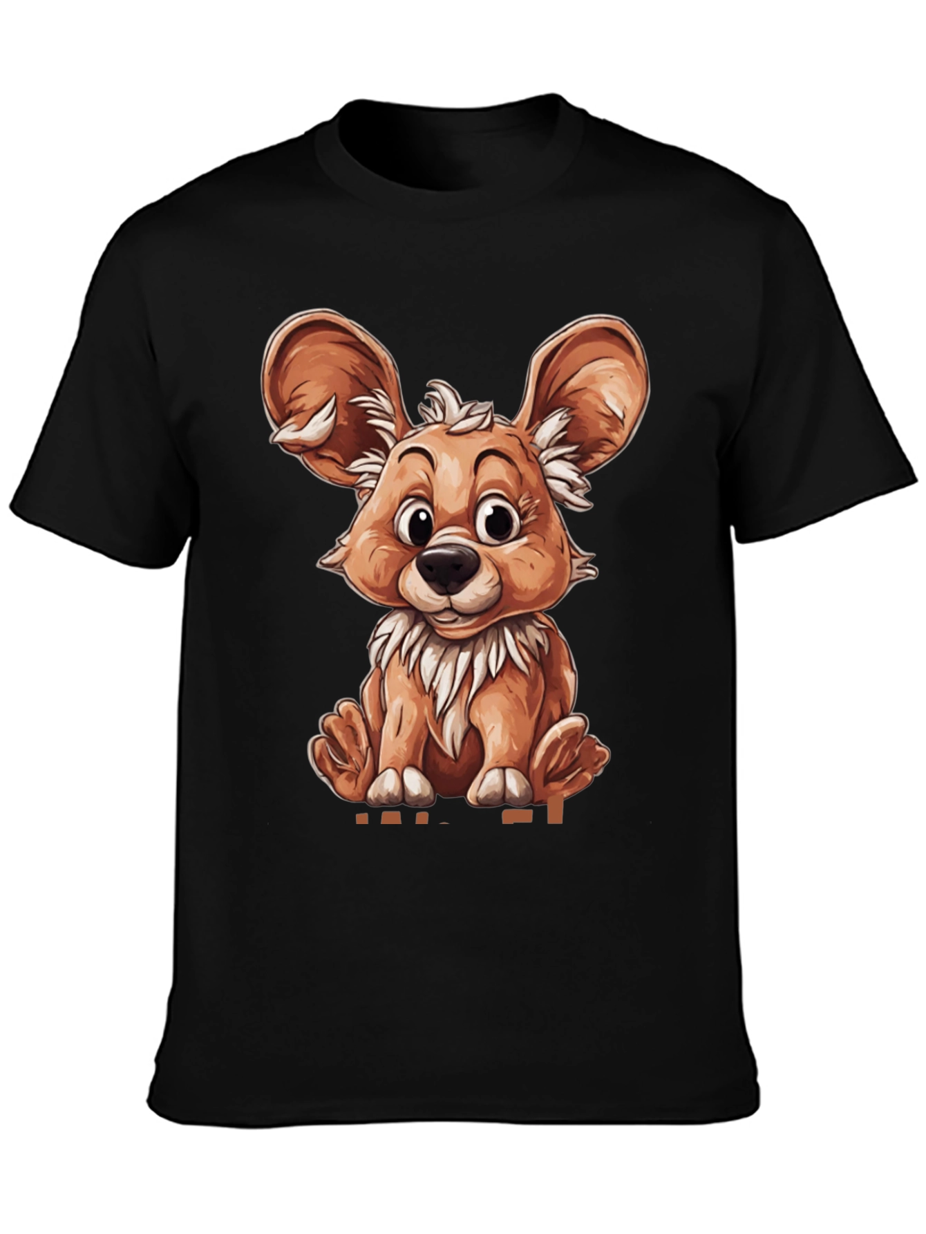 Cartoon Animal Graphic T-Shirt