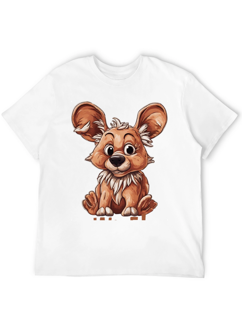 Cartoon Animal Graphic T-Shirt