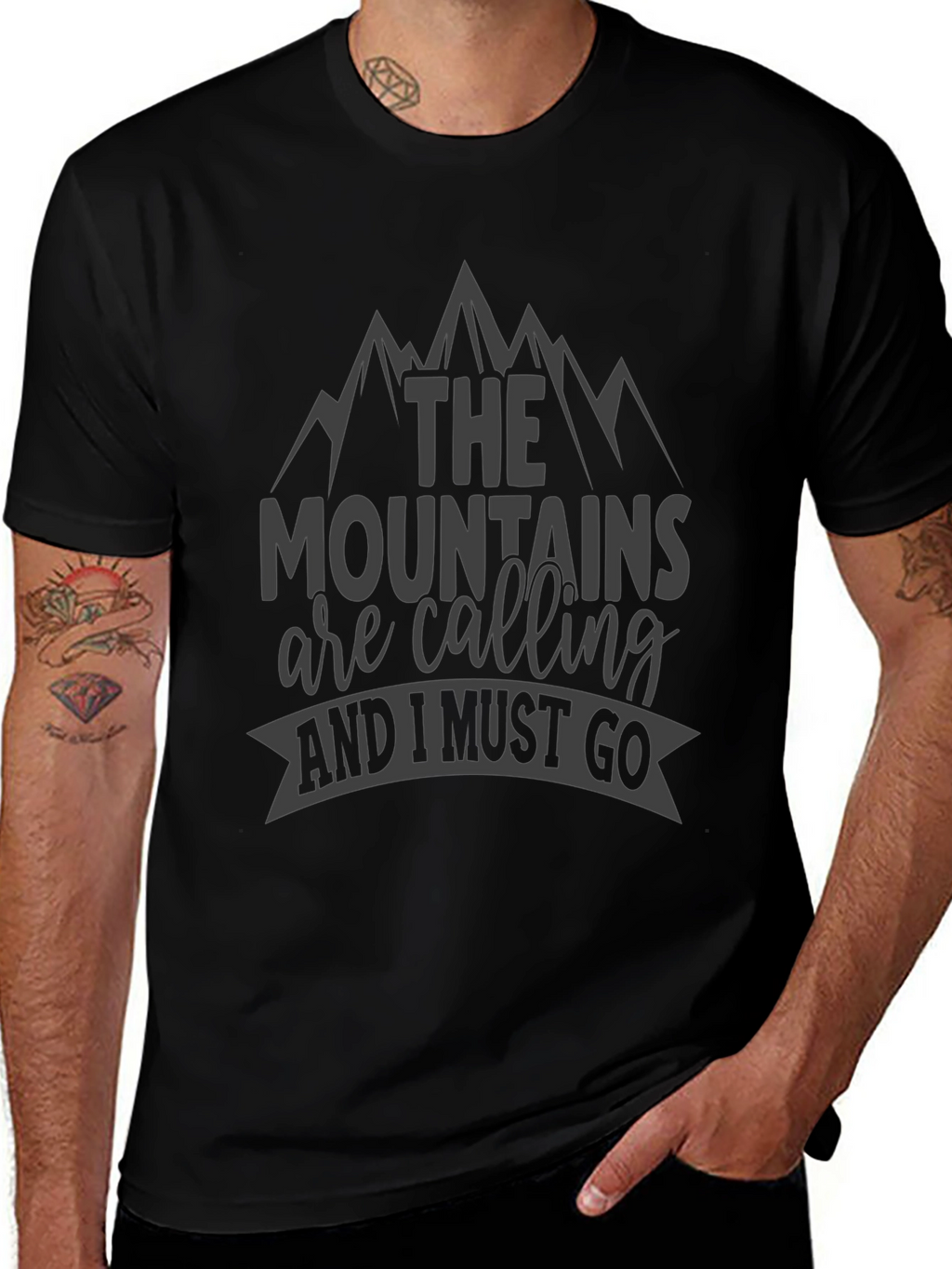 Mountains Calling T-Shirt Adventure Ready