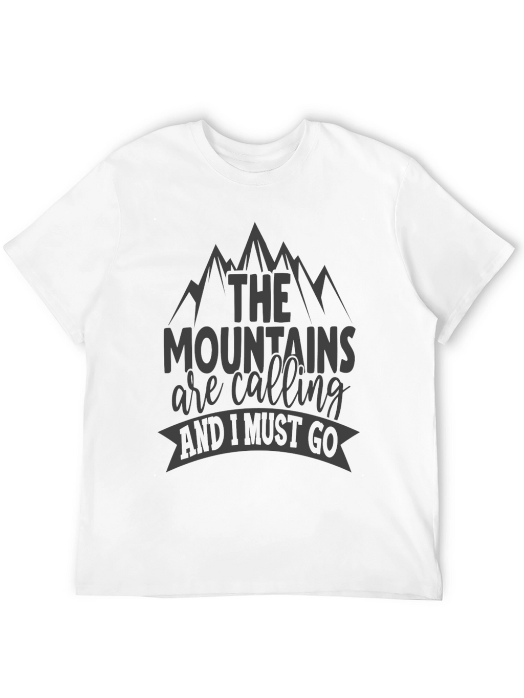 Mountains Calling T-Shirt Adventure Ready