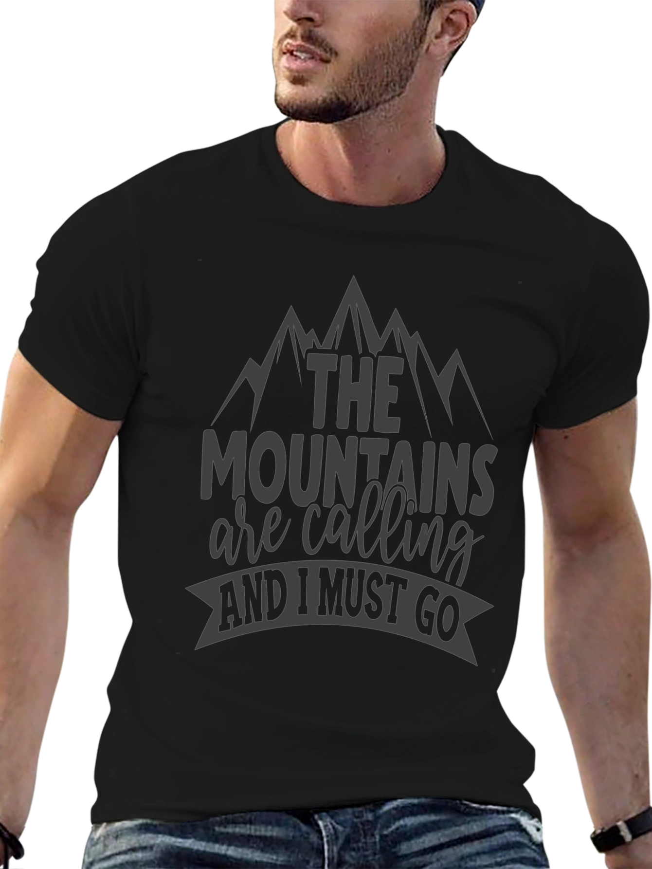 Mountains Calling T-Shirt Adventure Ready