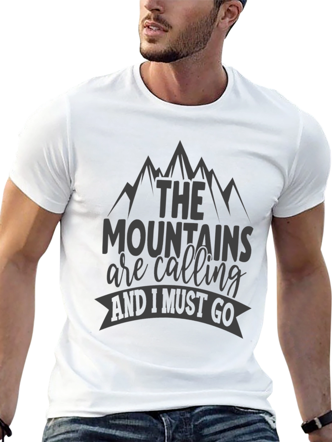 Mountains Calling T-Shirt Adventure Ready