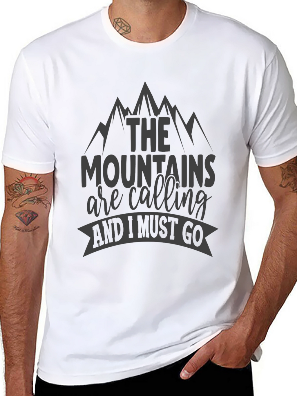 Mountains Calling T-Shirt Adventure Ready