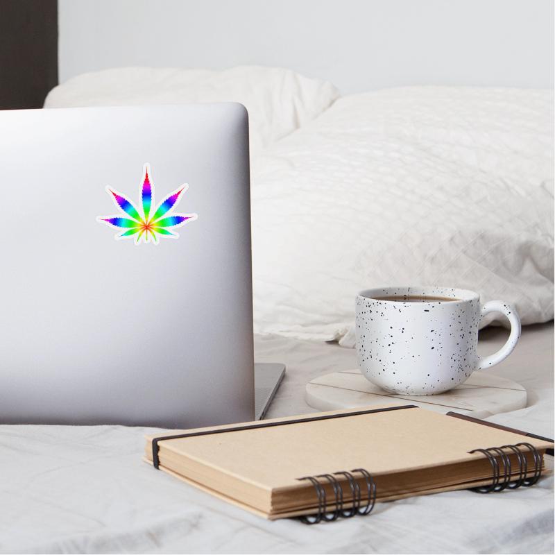 Weed Rainbow LGBT Marijuana Leaf Stoner