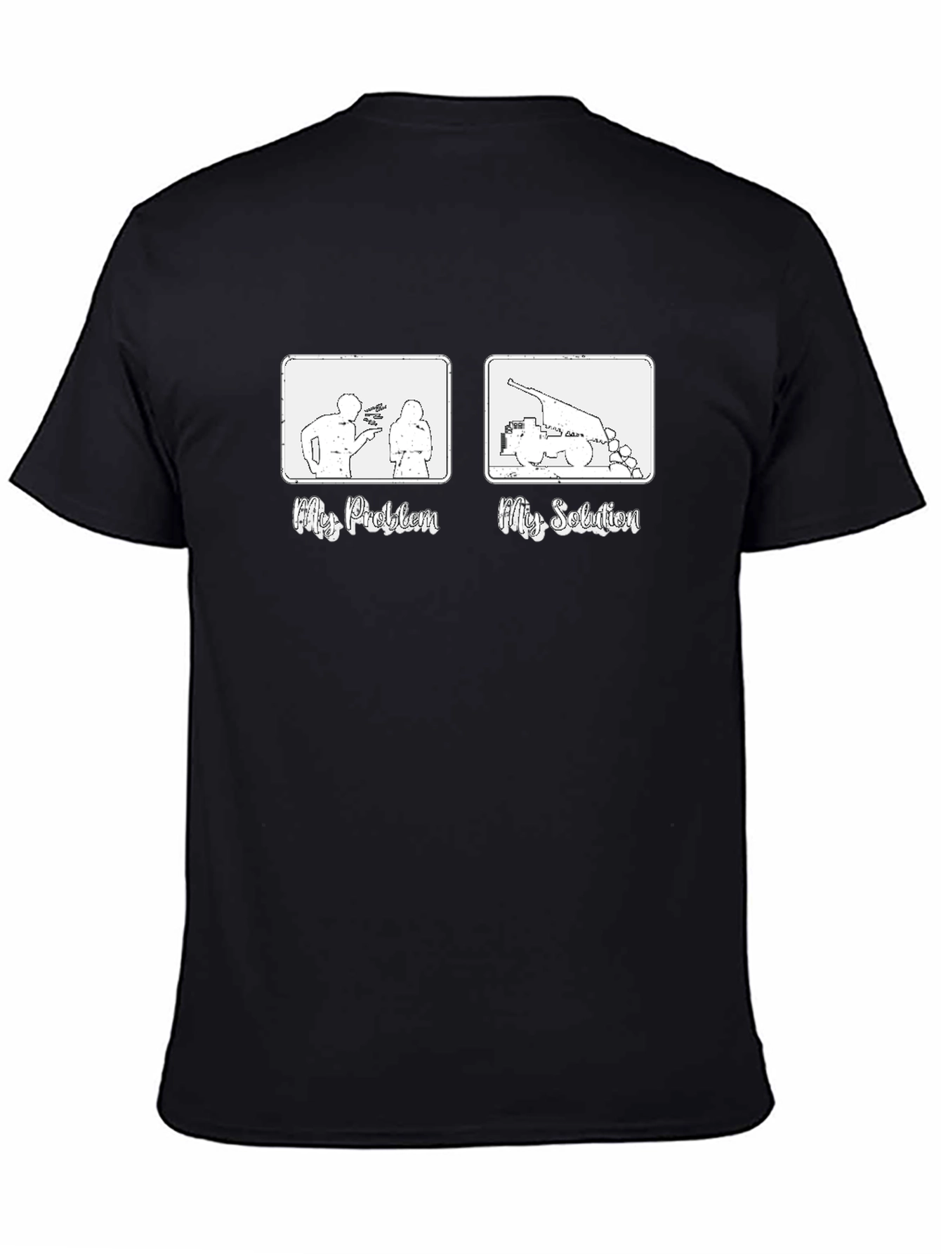 Funny My Problem My Solution Graphic Tee