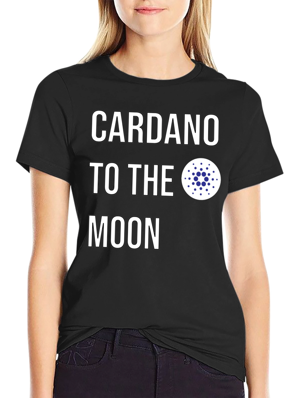 Cardano To The Moon Crypto T-Shirt