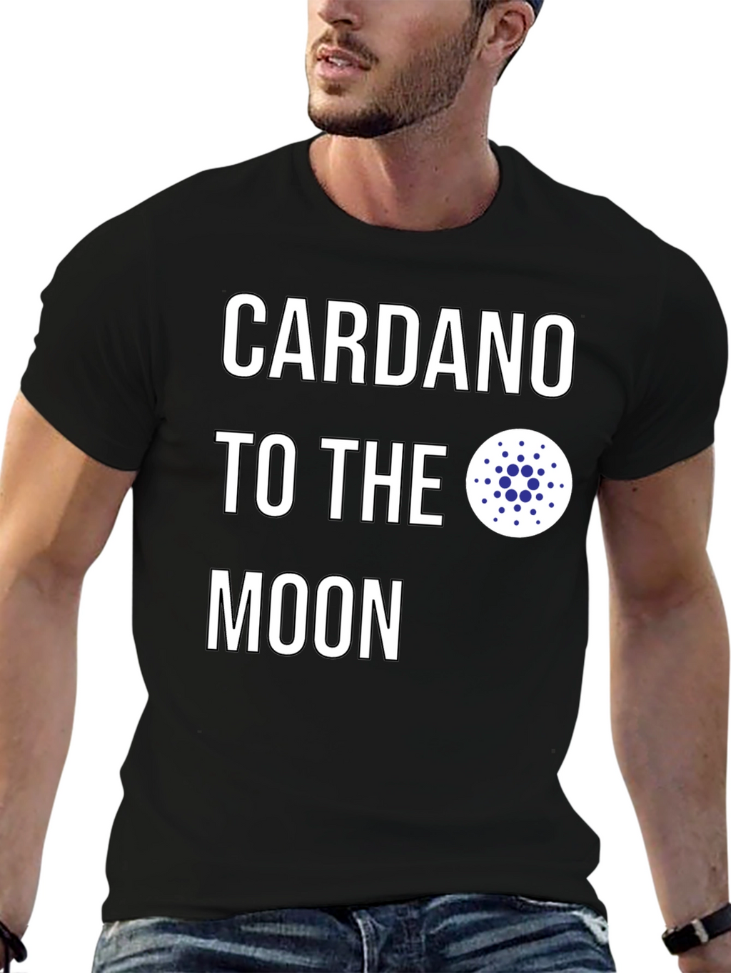 Cardano To The Moon Crypto T-Shirt