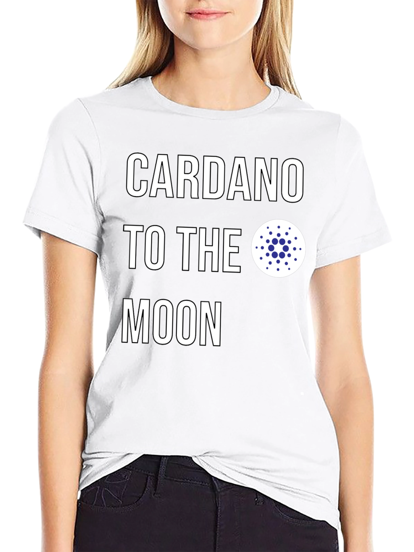 Cardano To The Moon Crypto T-Shirt