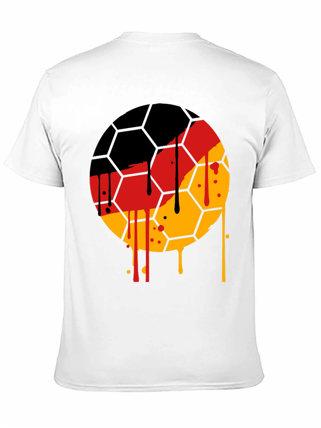 German Flag Soccer Ball T-Shirt - Unique Graphic Tee