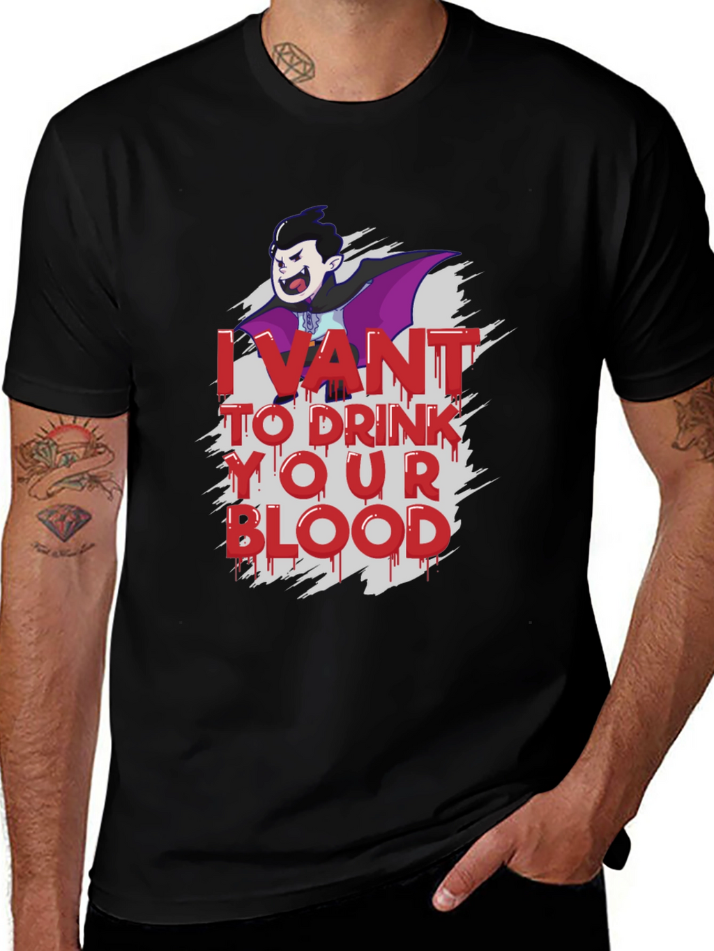 Vampire Blood T-Shirt - Halloween Graphic Tee