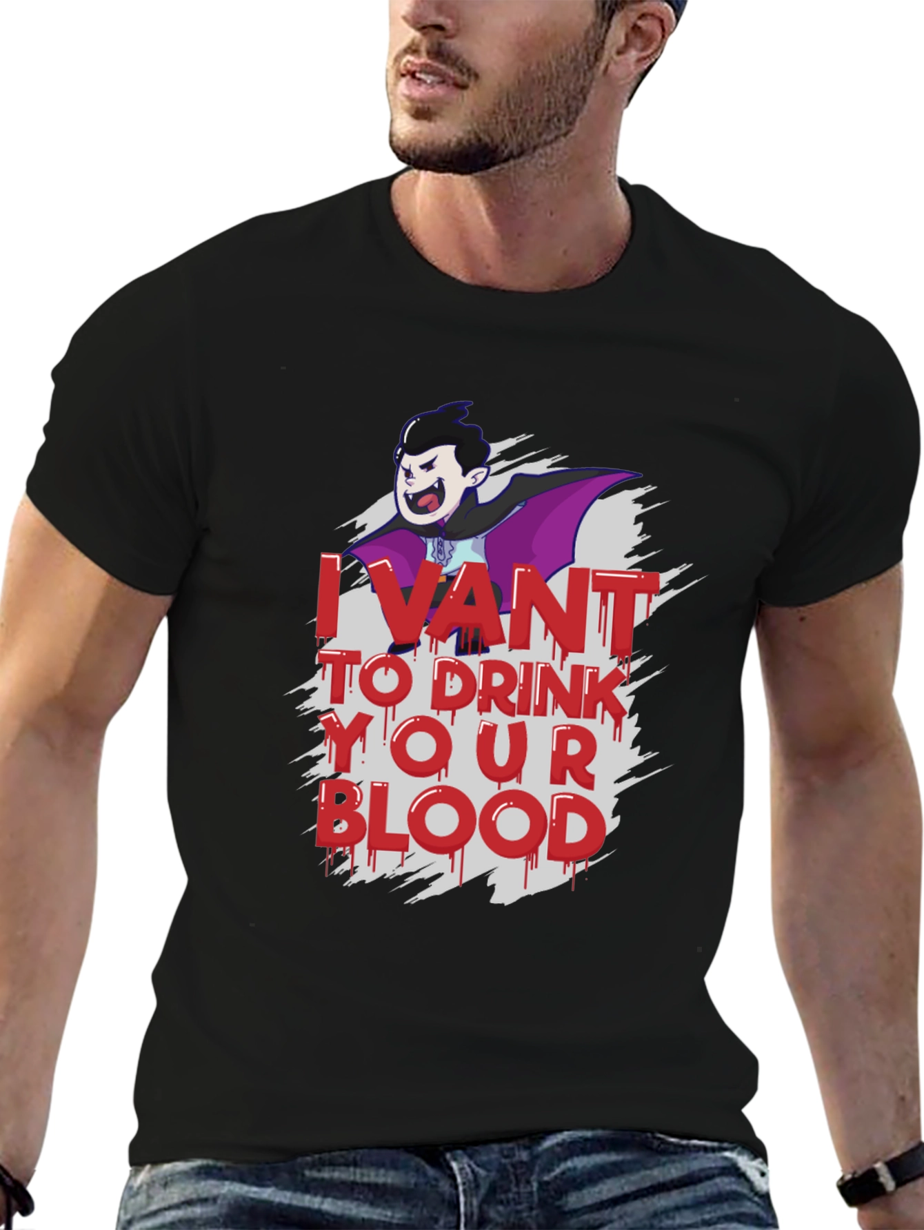 Vampire Blood T-Shirt - Halloween Graphic Tee