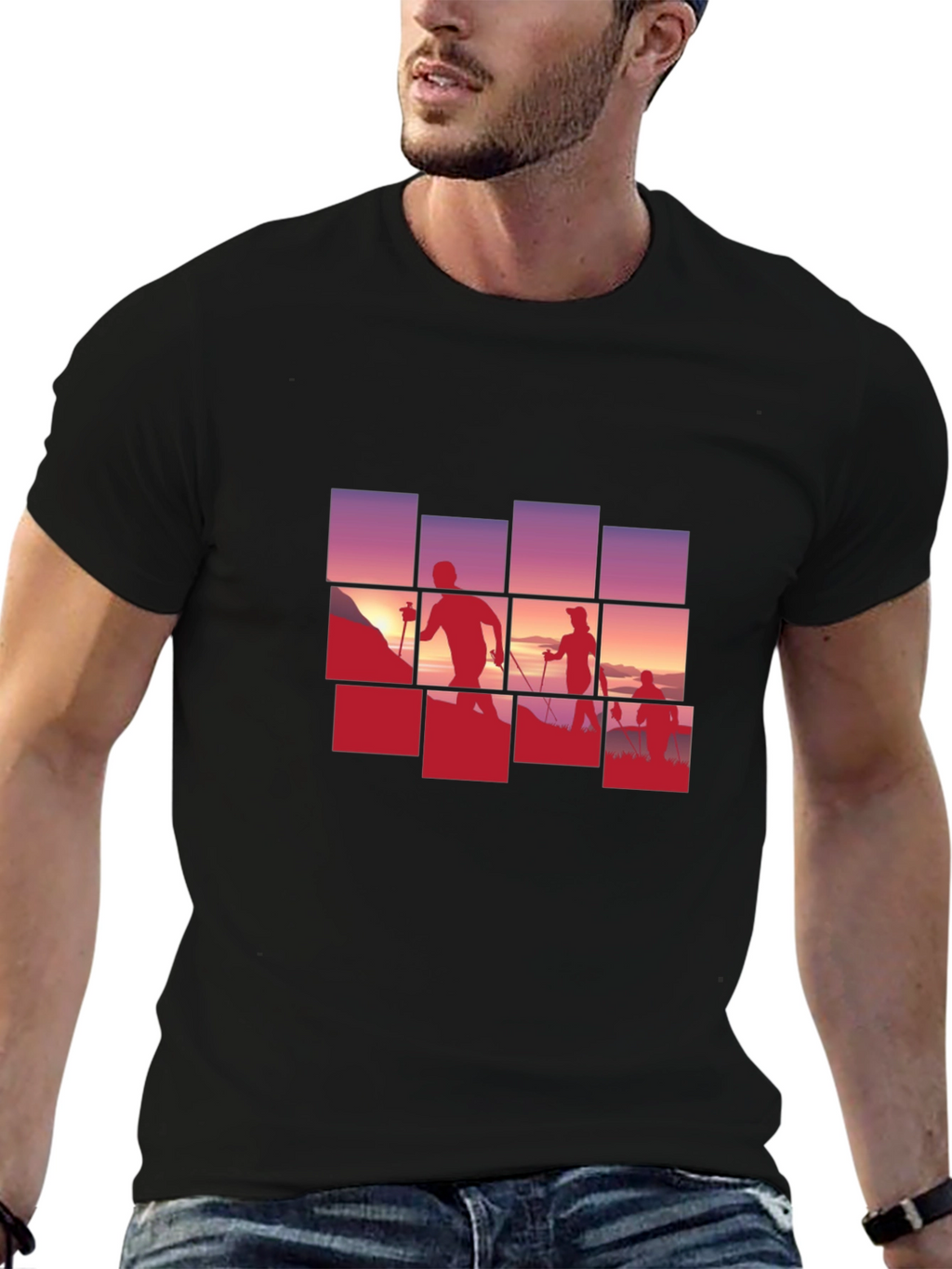 Silhouette Hiking Graphic Tee