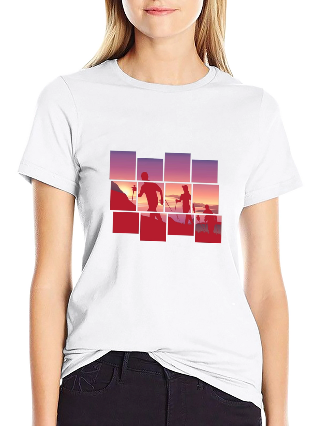 Silhouette Hiking Graphic Tee