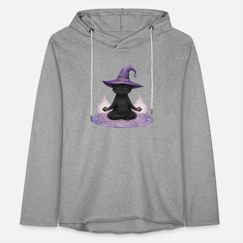Whimsical Black Cat Wizard Design