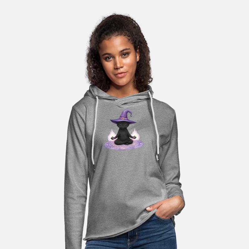 Whimsical Black Cat Wizard Design