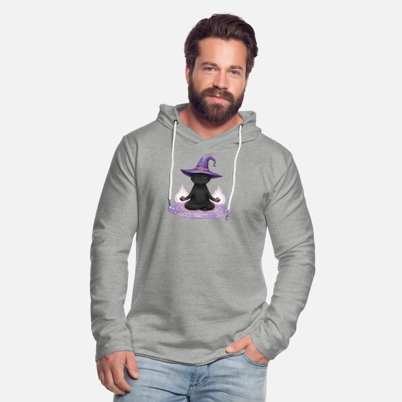 Whimsical Black Cat Wizard Design