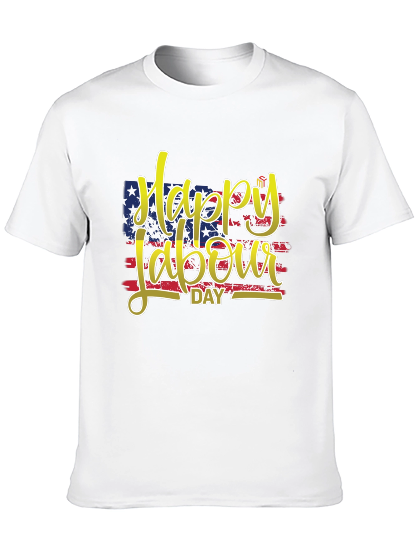 Happy Labour Day T-Shirt: Patriotic Design