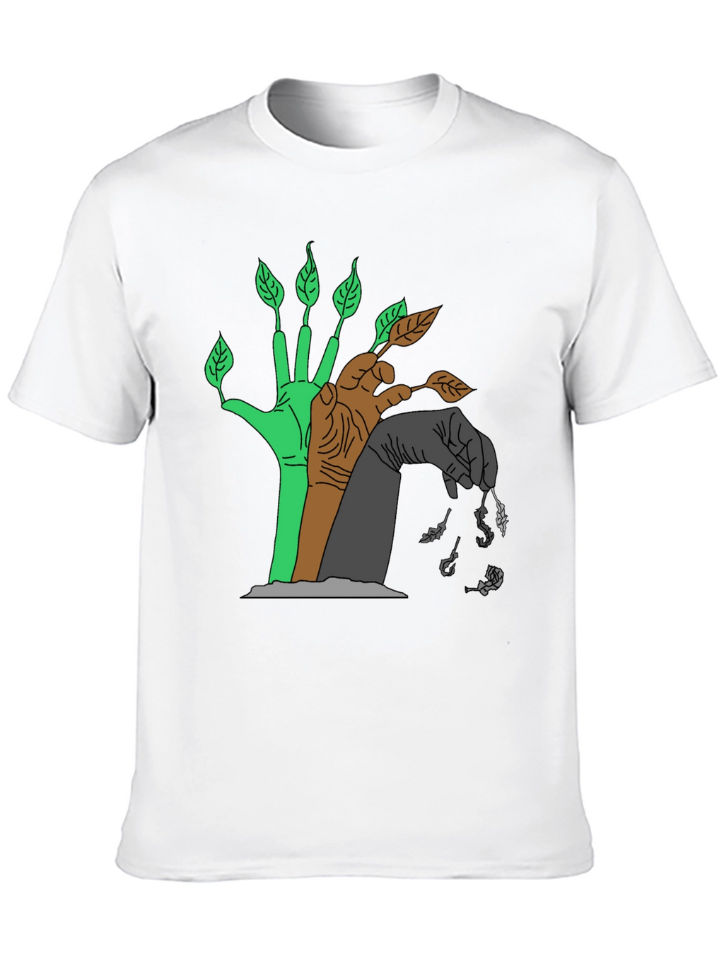 Natures Cycle T-Shirt - Black Graphic Tee