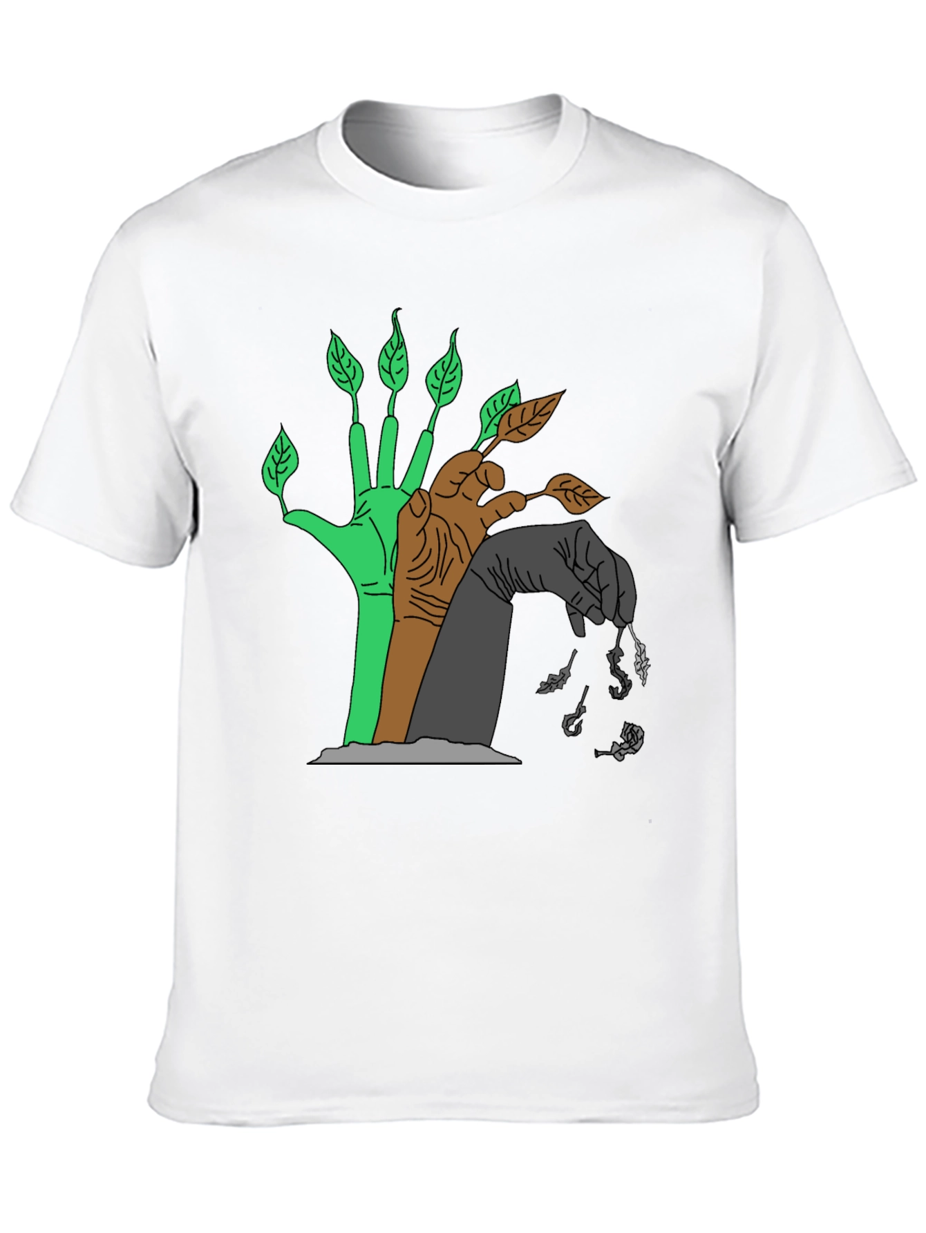 Natures Cycle T-Shirt - Black Graphic Tee
