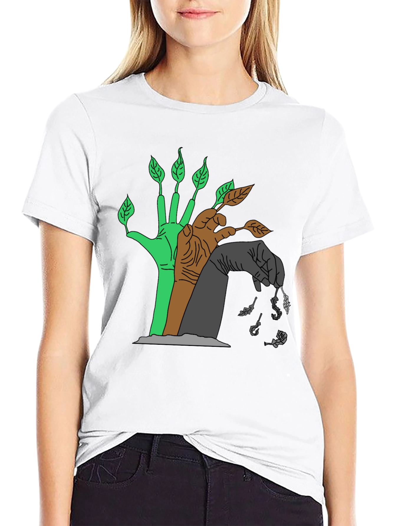 Natures Cycle T-Shirt - Black Graphic Tee
