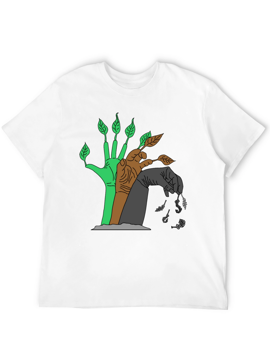 Natures Cycle T-Shirt - Black Graphic Tee