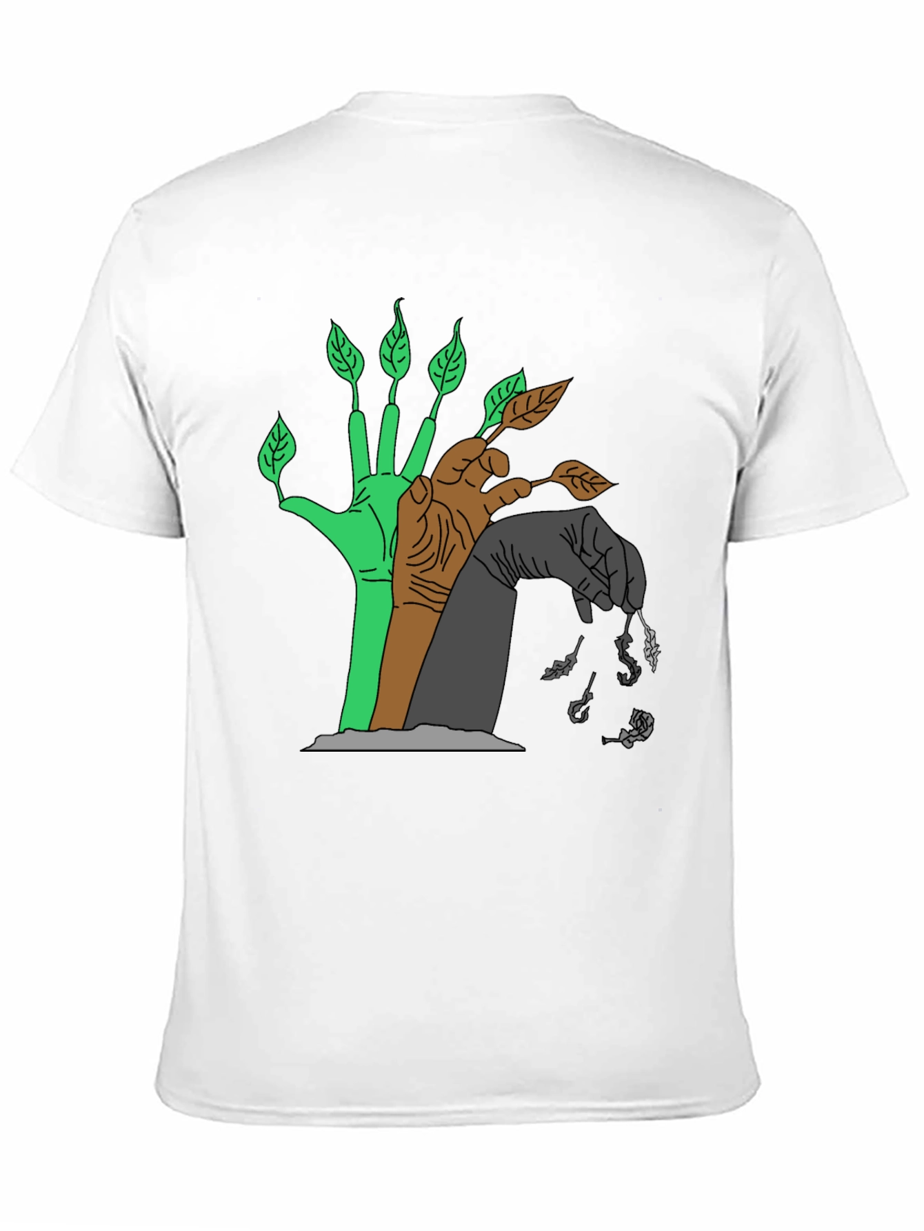 Natures Cycle T-Shirt - Black Graphic Tee