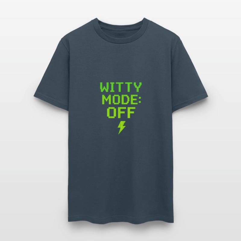 Witty Mode OFF – Funny Gamer Quote in Retro Pixel