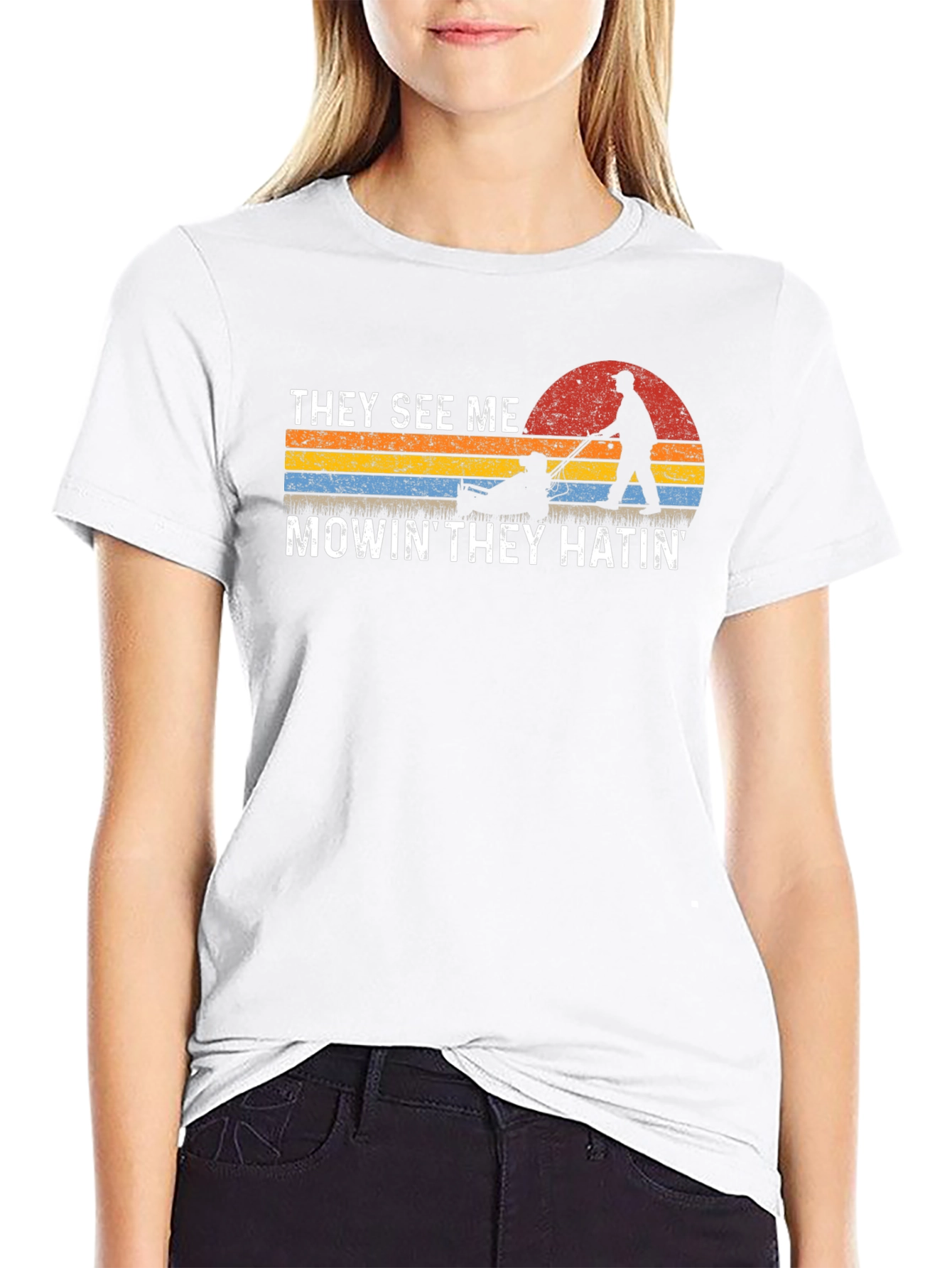 They See Me Mowin T-Shirt