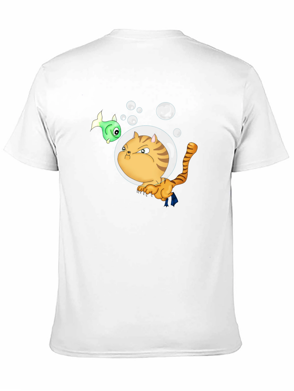 Funny Cat in Space T-Shirt - Unisex