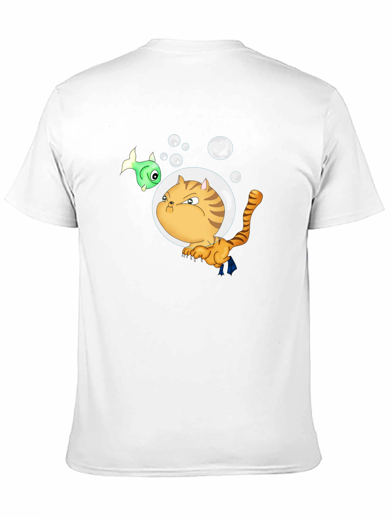 Funny Cat in Space T-Shirt - Unisex