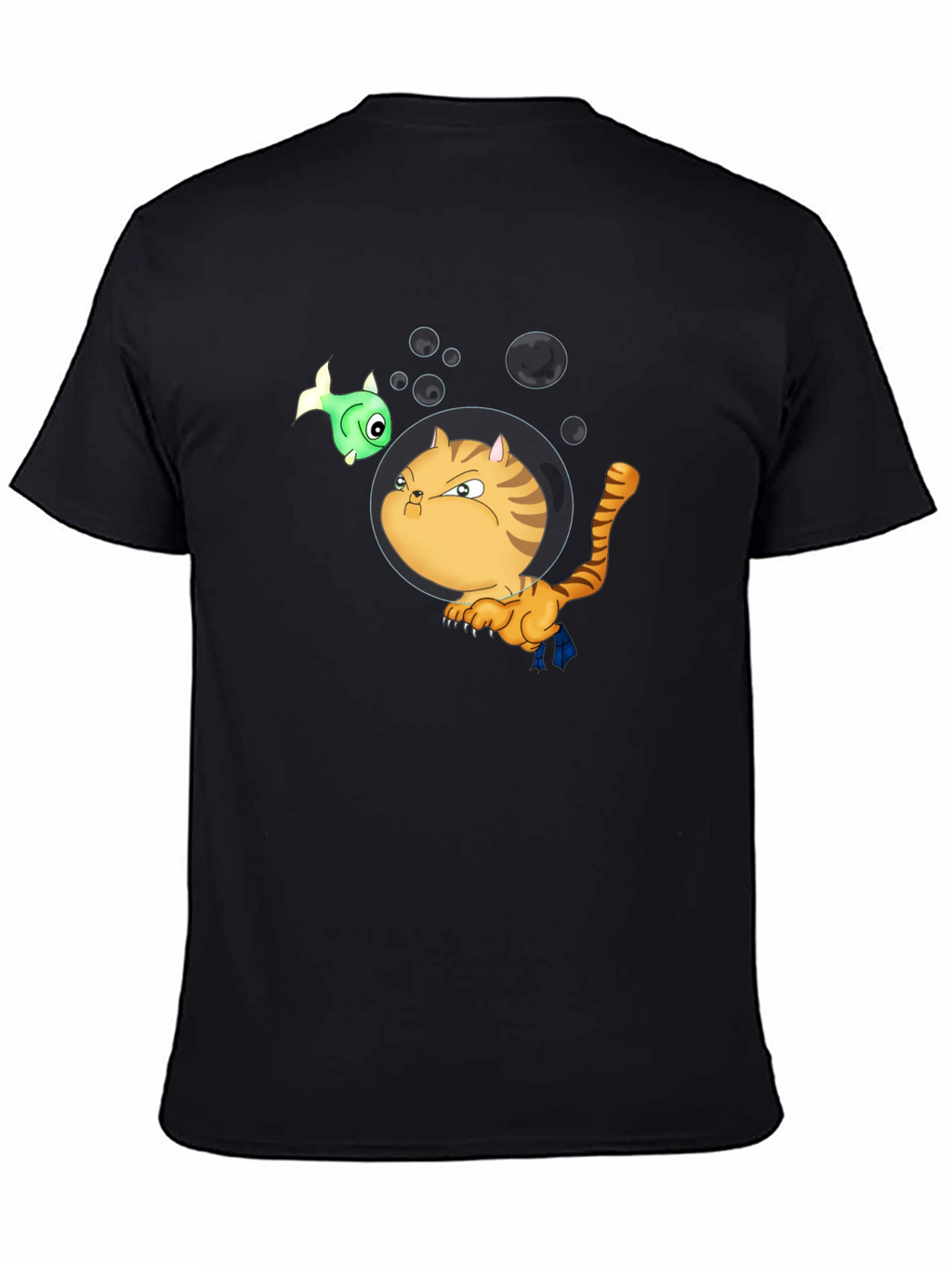 Funny Cat in Space T-Shirt - Unisex