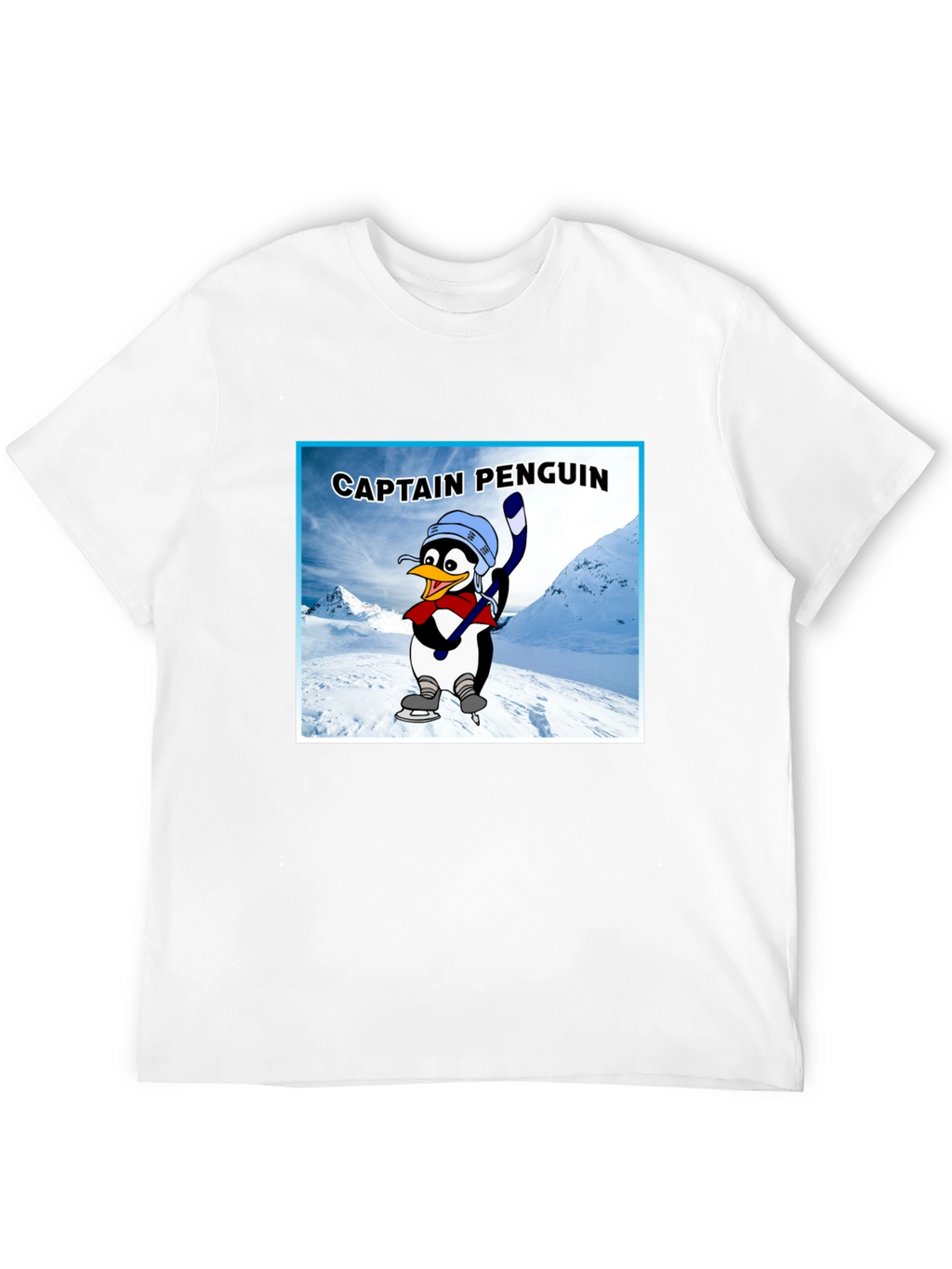 Captain Penguin Graphic T-Shirt