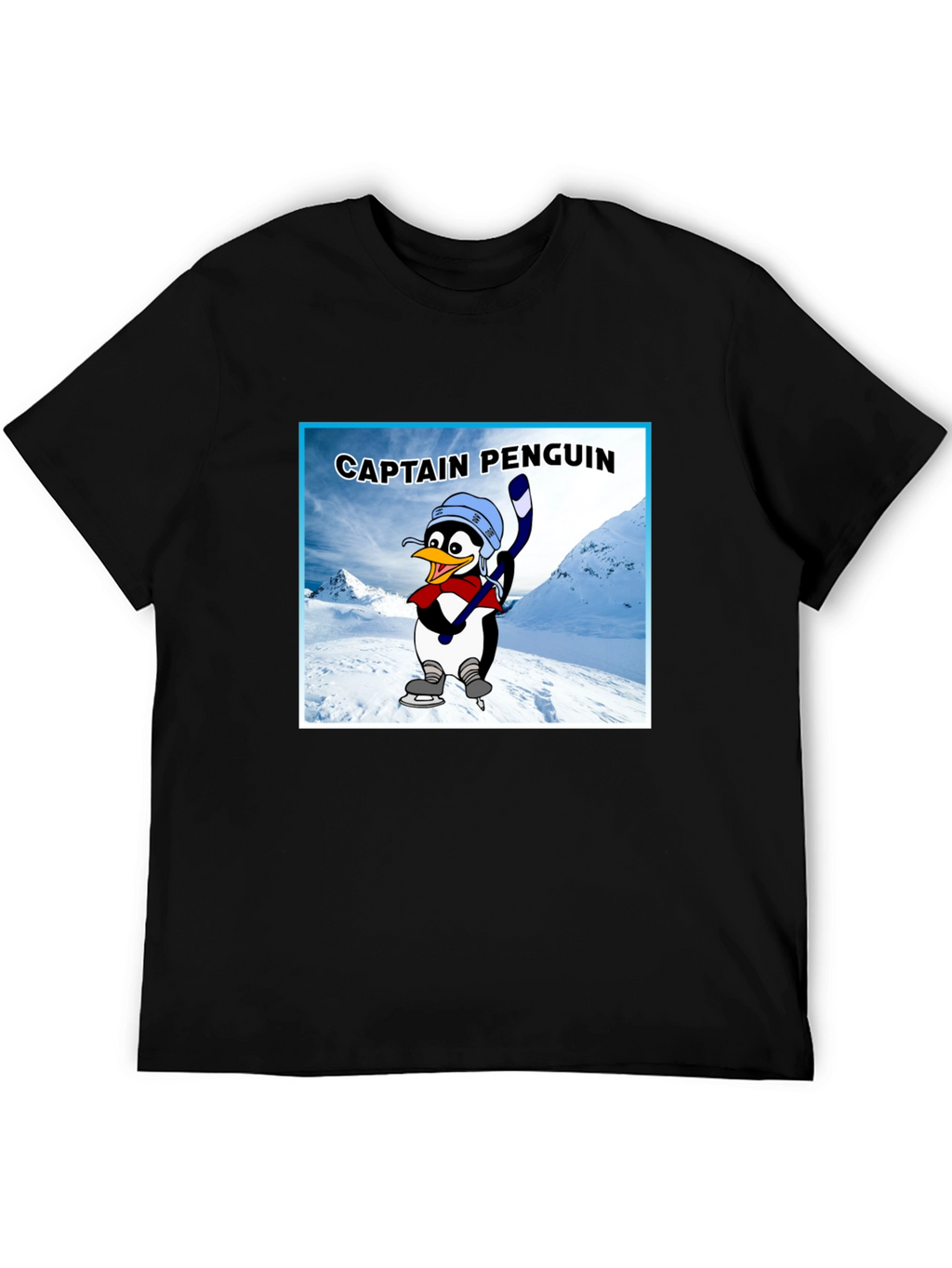 Captain Penguin Graphic T-Shirt