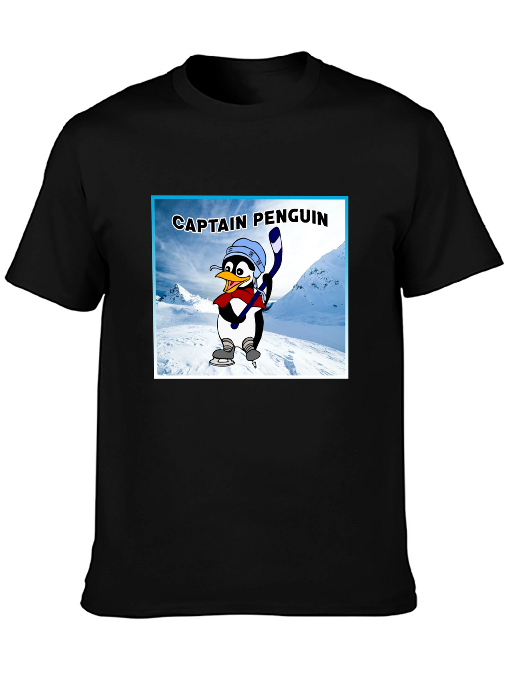 Captain Penguin Graphic T-Shirt