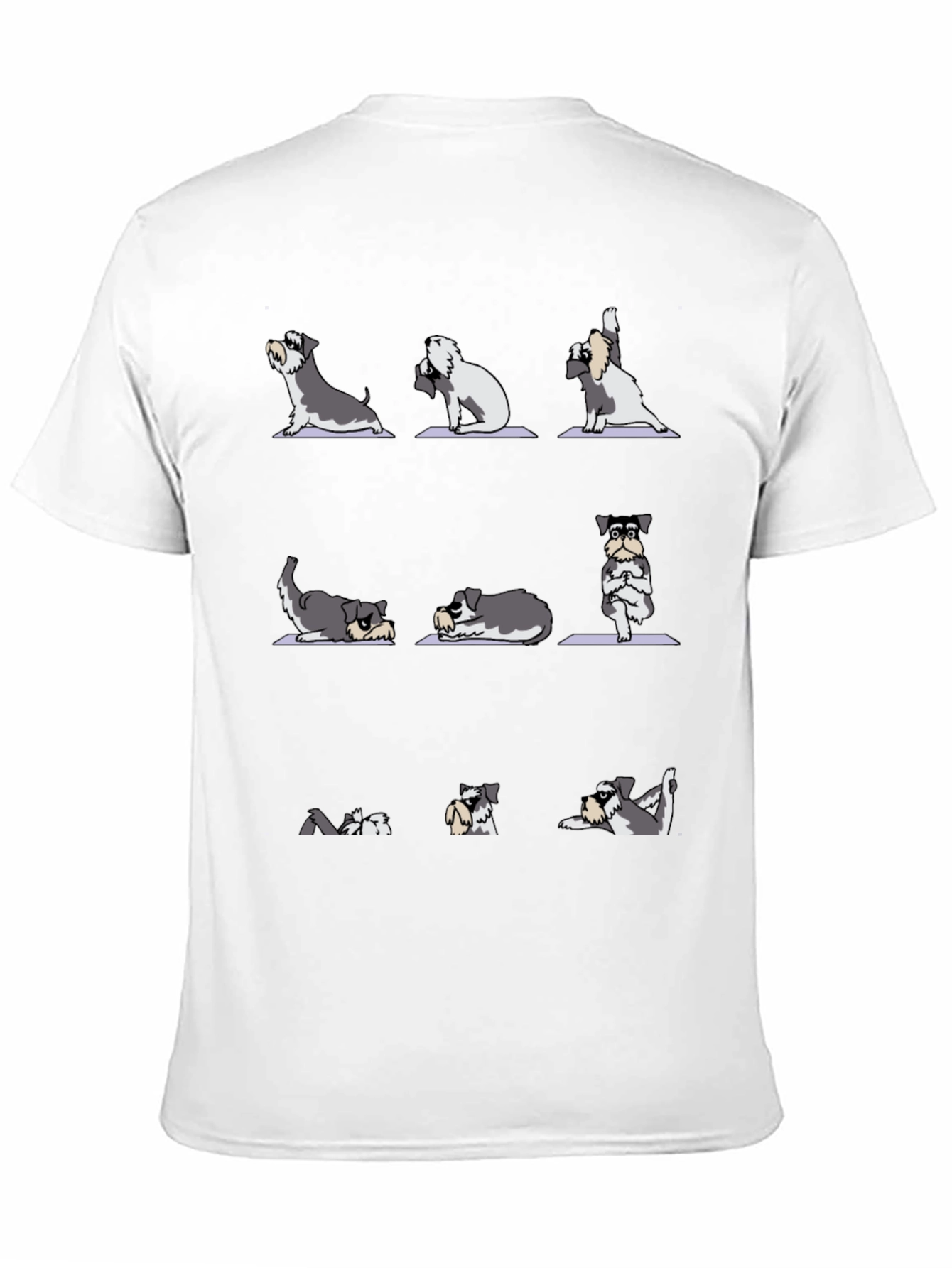 Yoga Dog Lover T-Shirt - Mens Black Cotton Tee