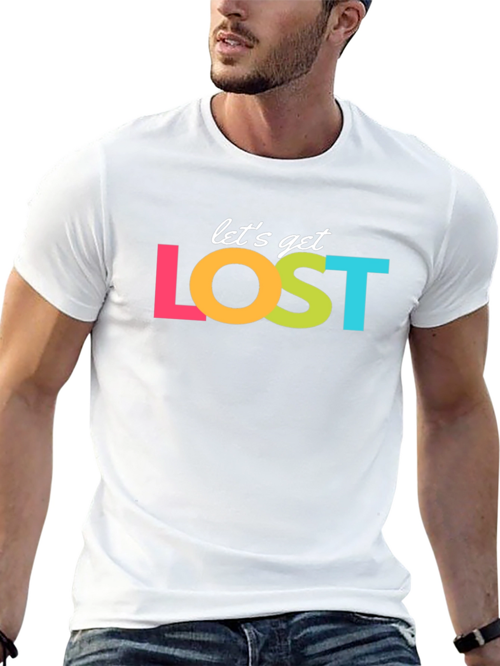 Lets Get Lost Graphic Tee - Adventure Ready