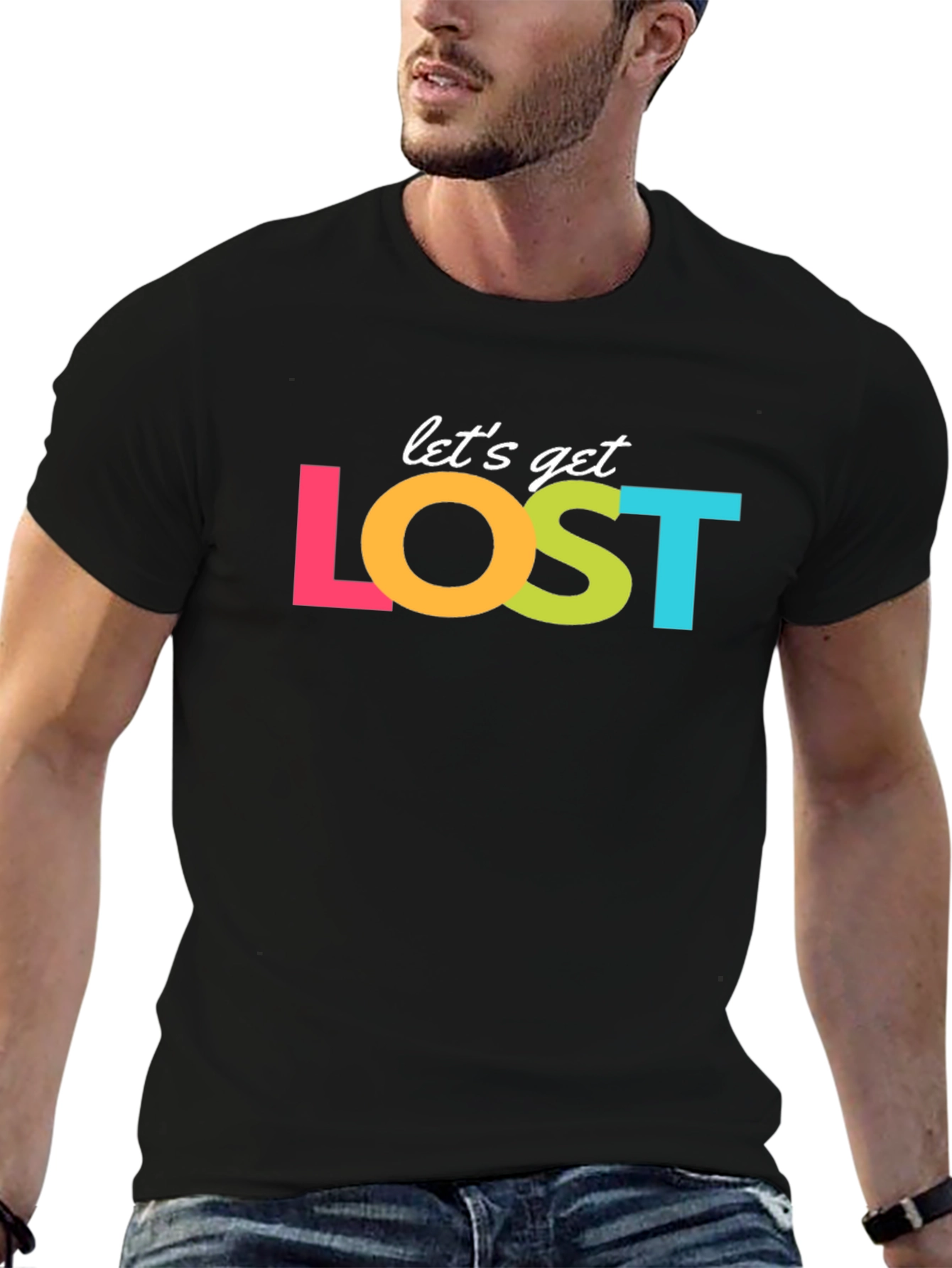 Lets Get Lost Graphic Tee - Adventure Ready