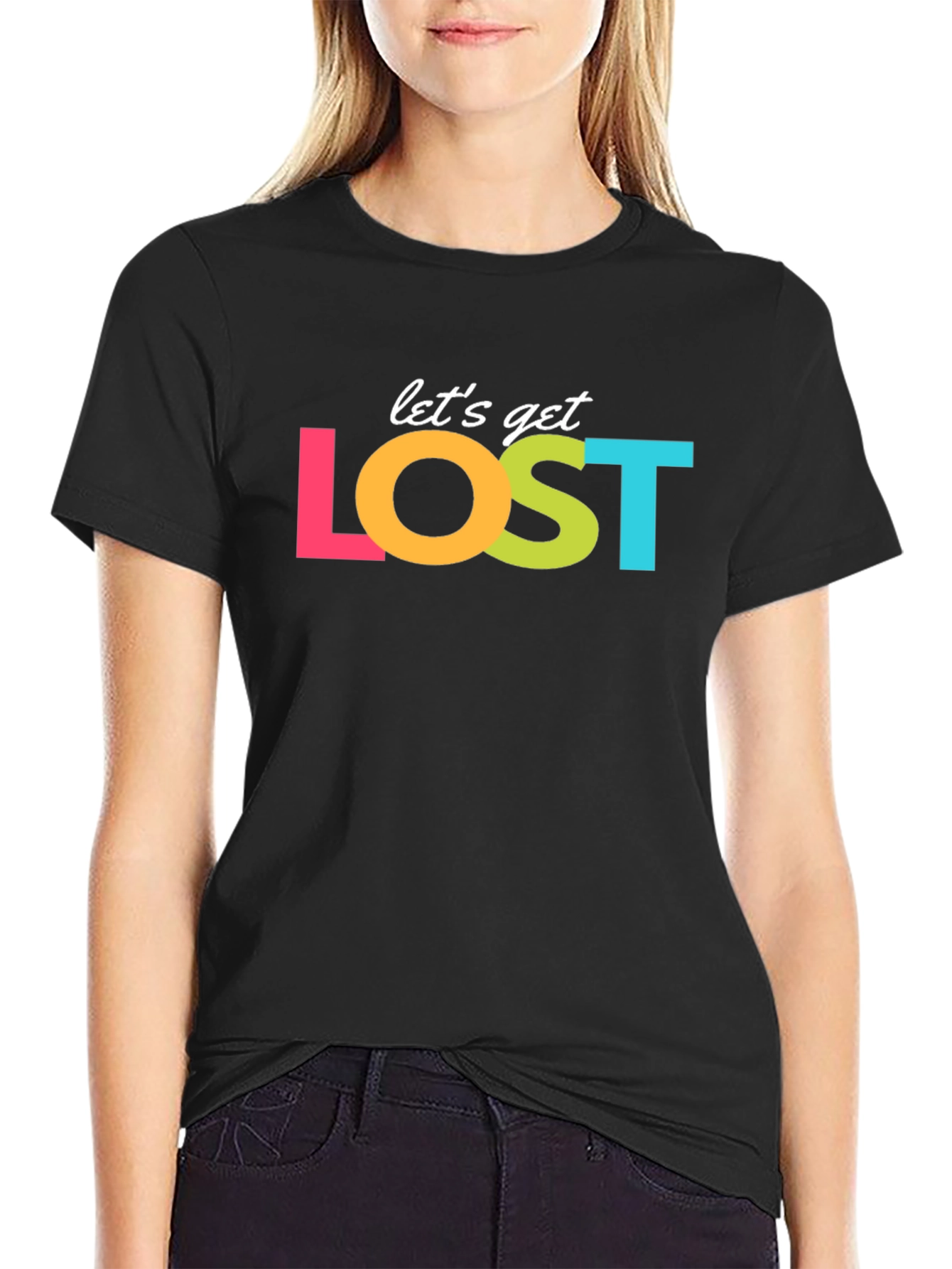 Lets Get Lost Graphic Tee - Adventure Ready