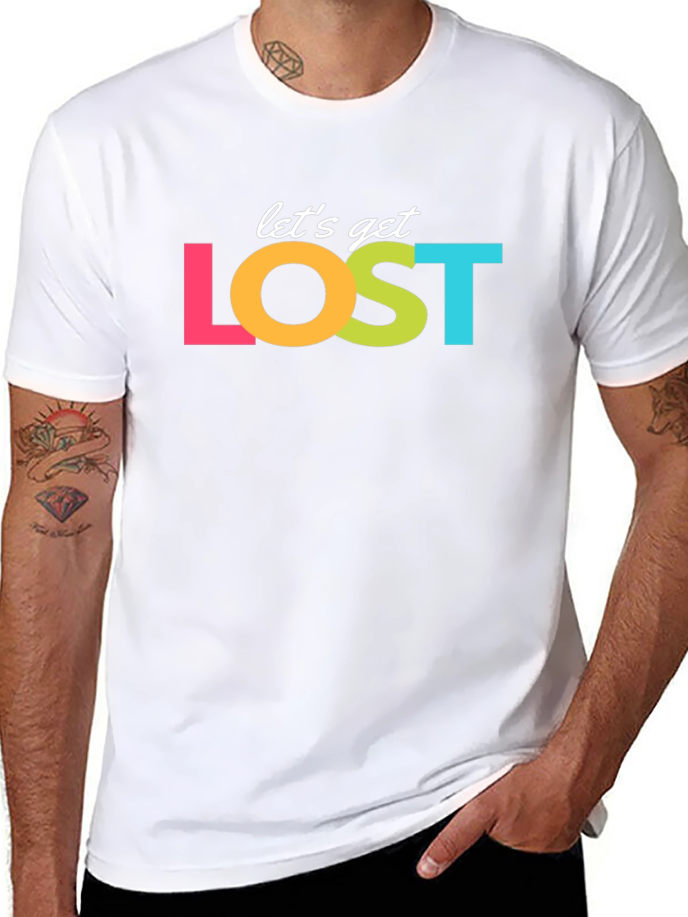 Lets Get Lost Graphic Tee - Adventure Ready