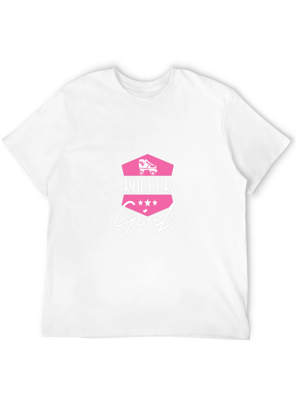 Roller Girl Graphic Tee - Black Cotton T-Shirt