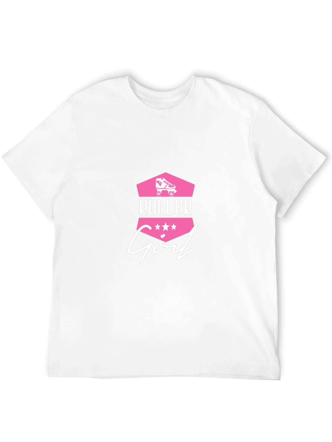 Roller Girl Graphic Tee - Black Cotton T-Shirt