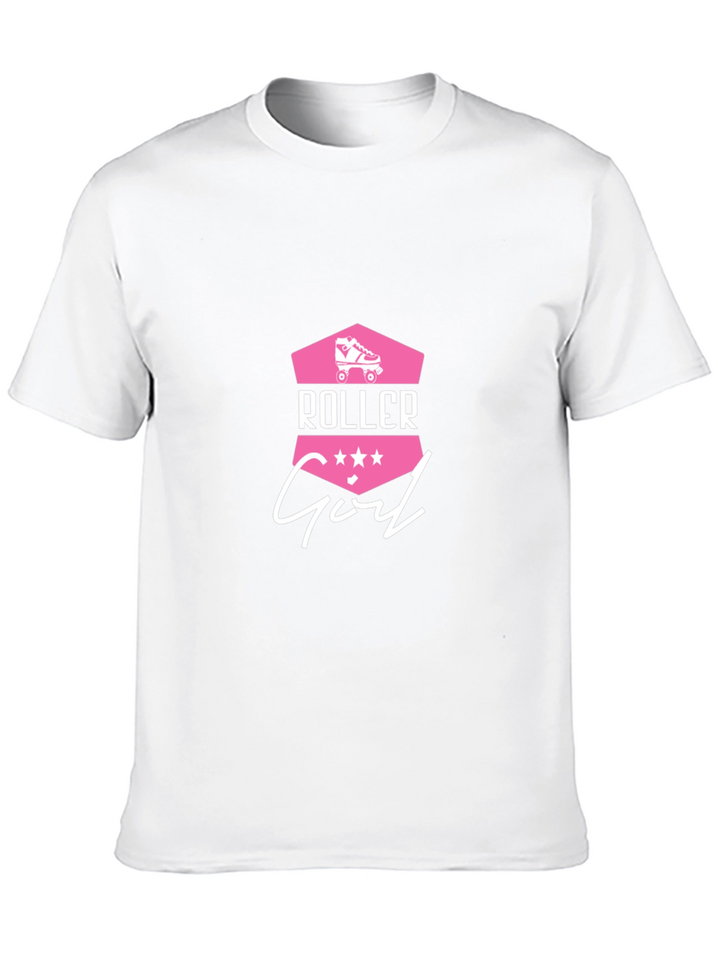 Roller Girl Graphic Tee - Black Cotton T-Shirt