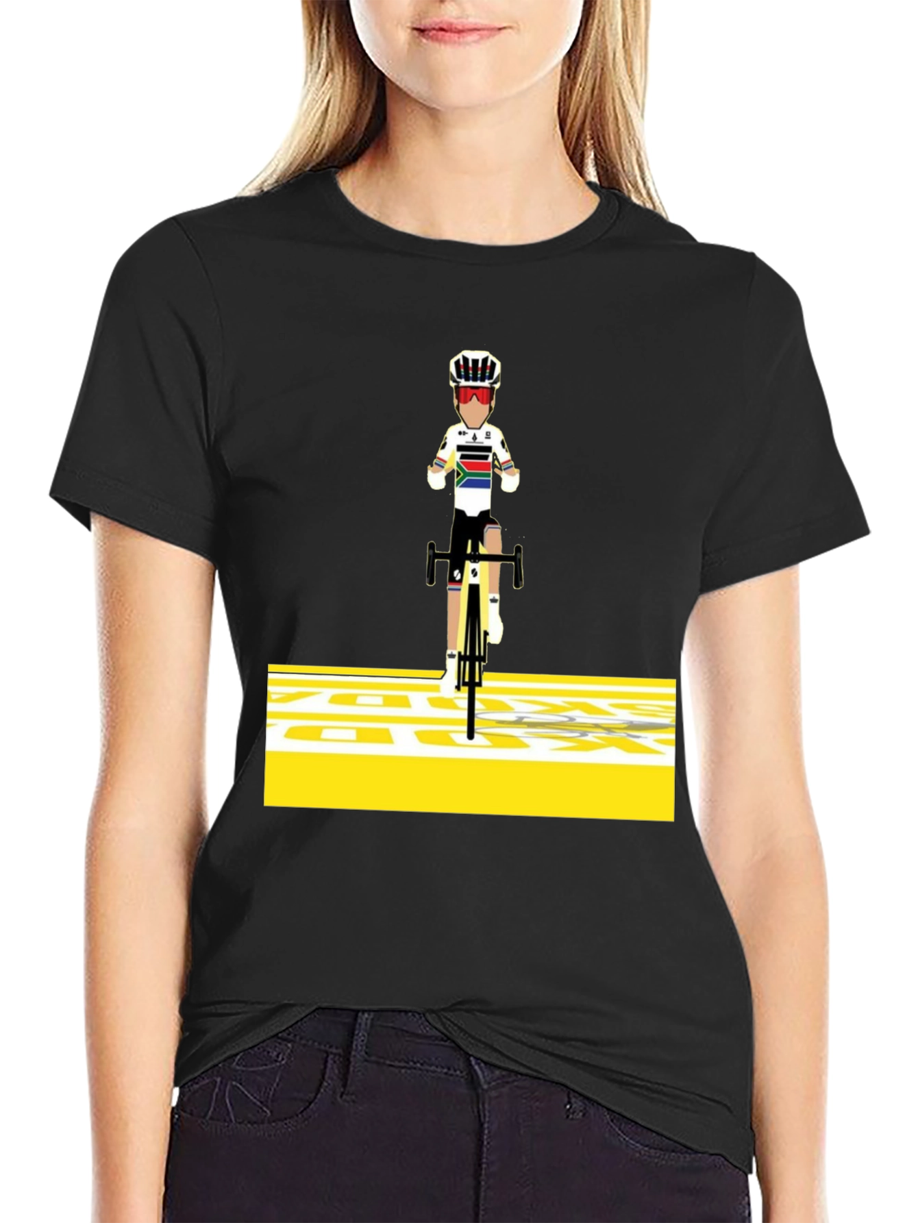 Cycling Champion Graphic Tee - Black