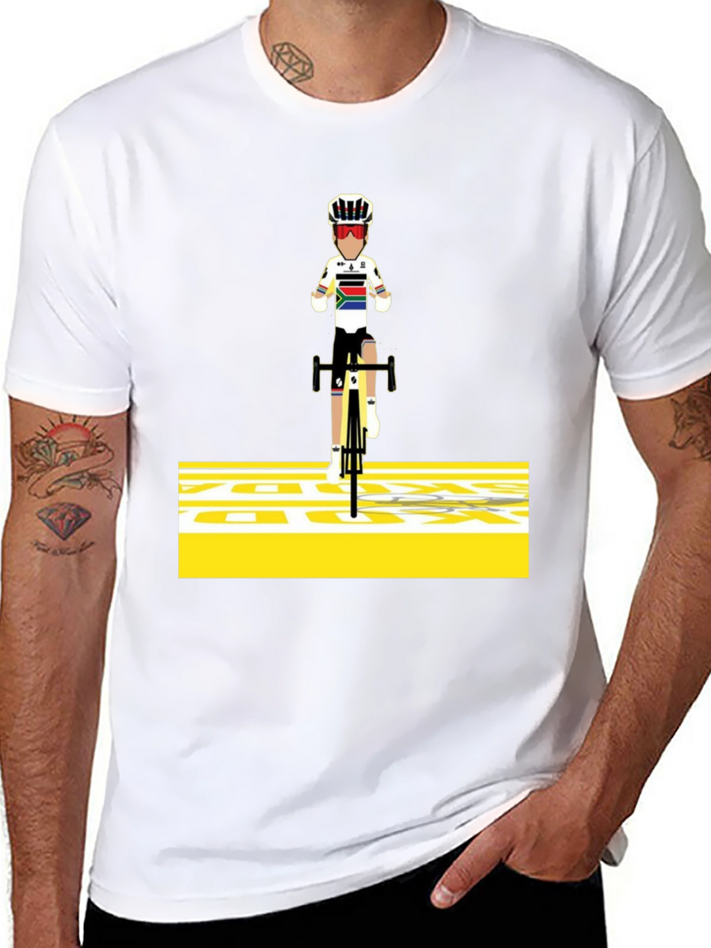 Cycling Champion Graphic Tee - Black