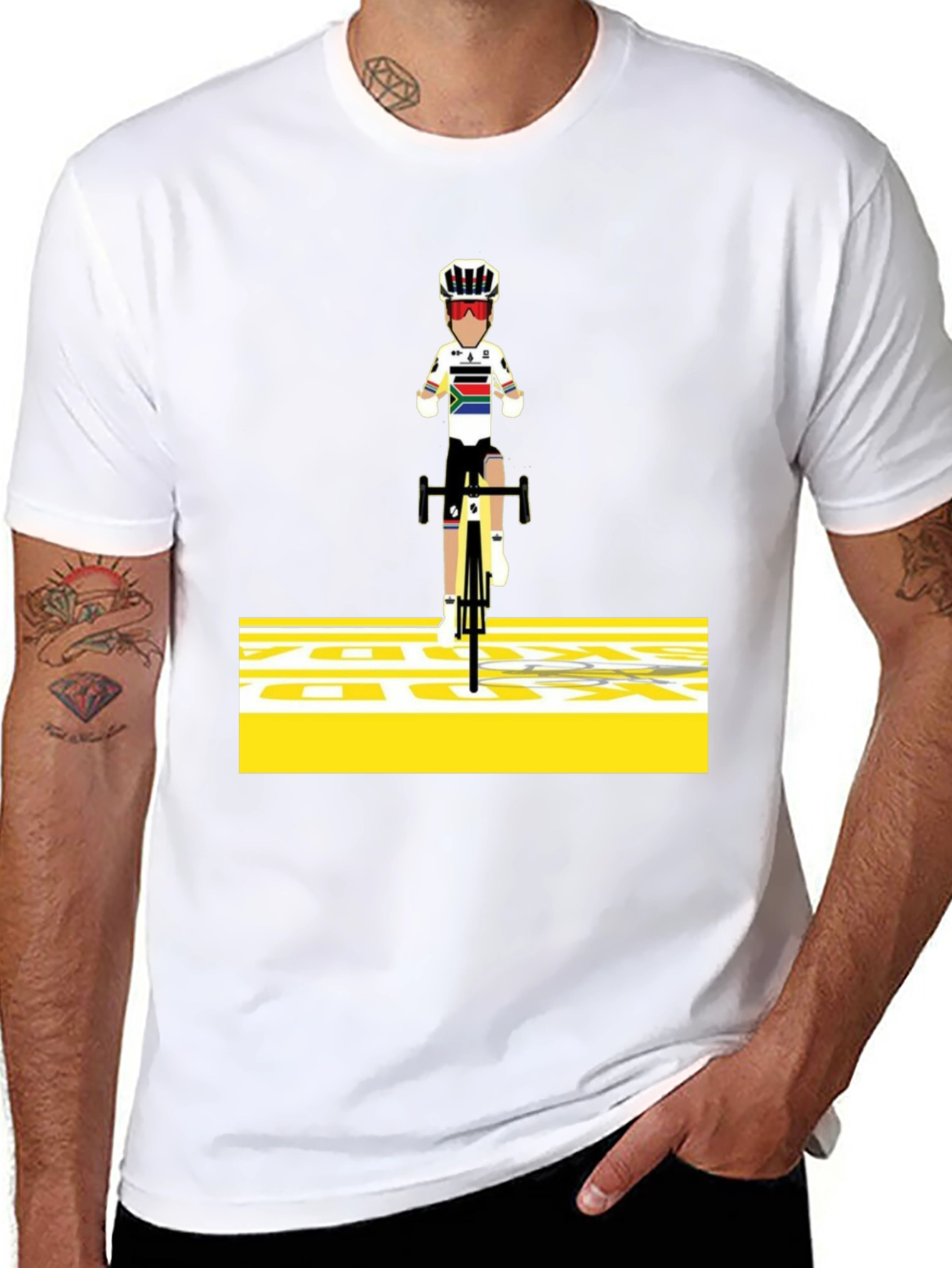 Cycling Champion Graphic Tee - Black