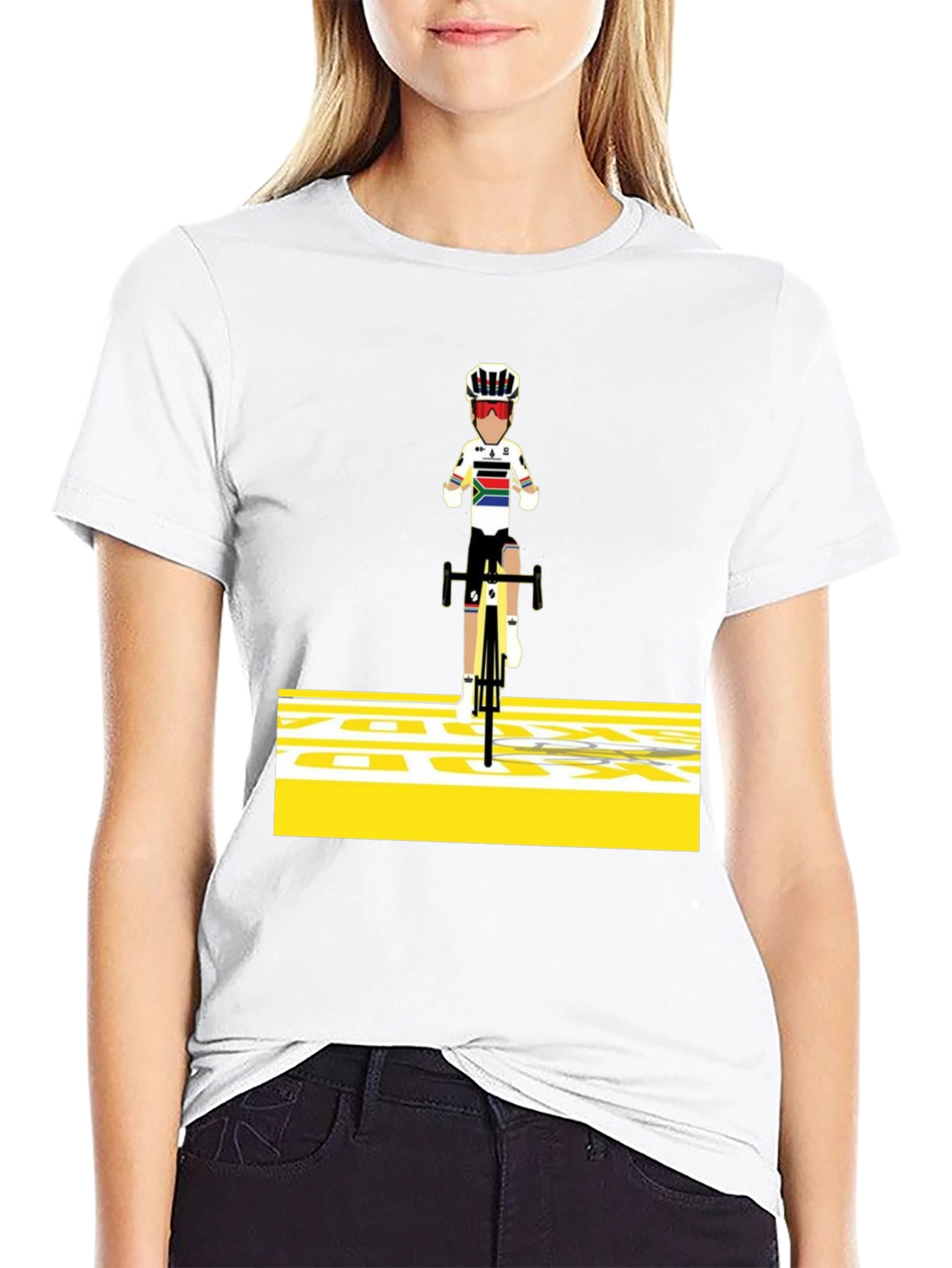 Cycling Champion Graphic Tee - Black