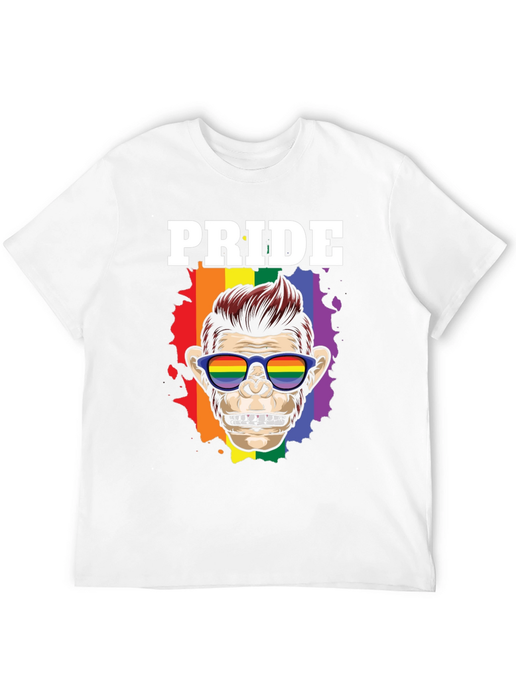 Pride Monkey Graphic T-Shirt - Celebrate LGBTQ+ Pride!